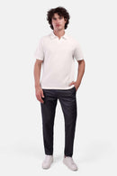 Oversized Jacquard Polo T-Shirt