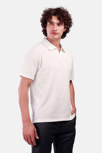 Oversized Jacquard Polo T-Shirt