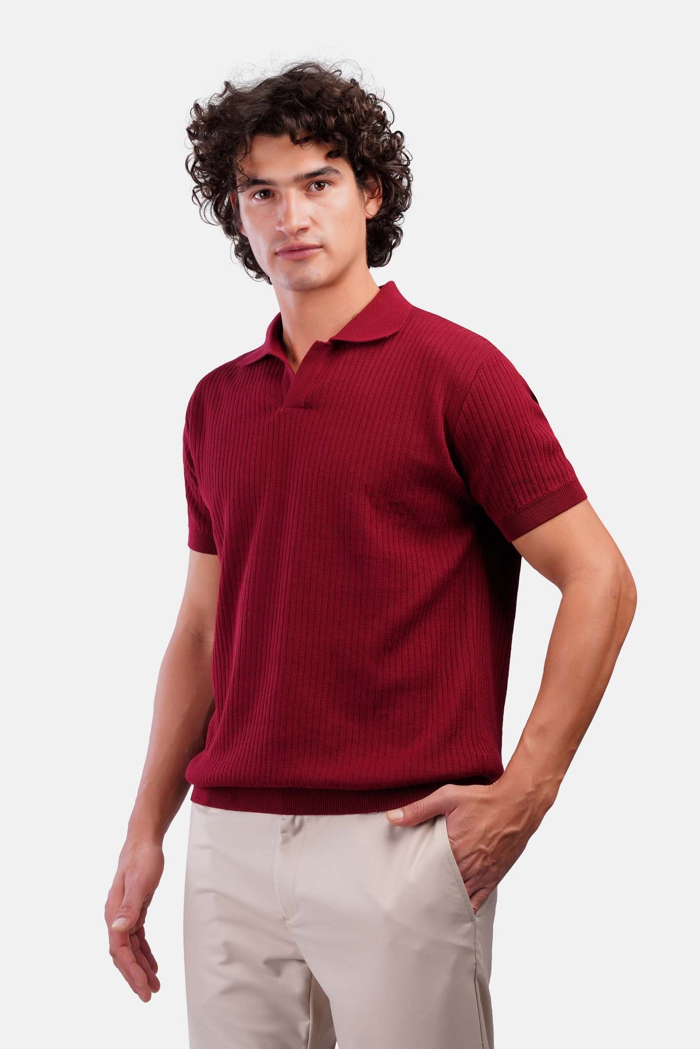 Jacquard Polo T-Shirt