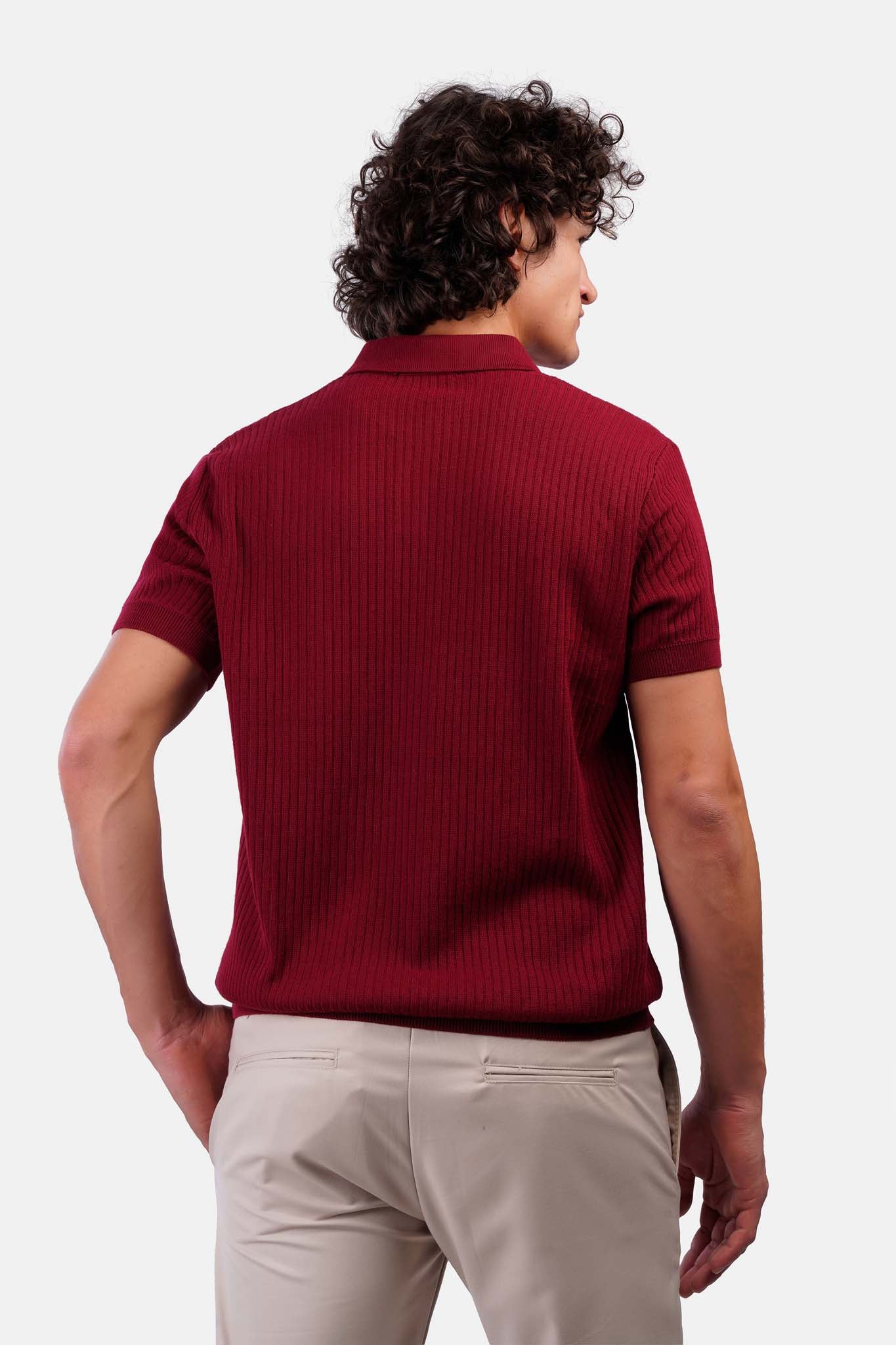 Jacquard Polo T-Shirt