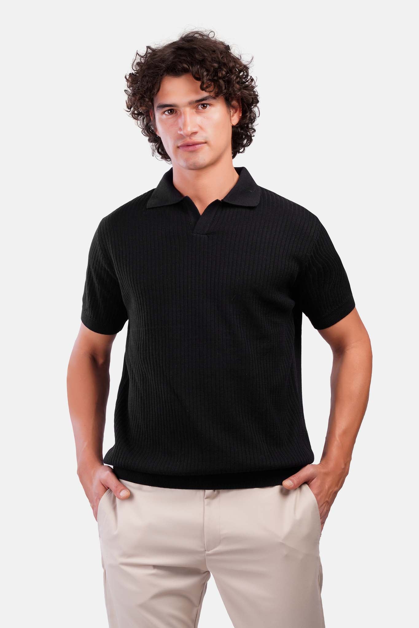Jacquard Polo T-Shirt