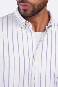 Refined Oxford Striped Shirt