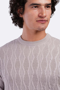 Textured Jacquard Polo Shirt