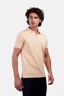 Half-Zip Interlock Polo T-Shirt
