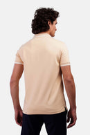 Half-Zip Interlock Polo T-Shirt