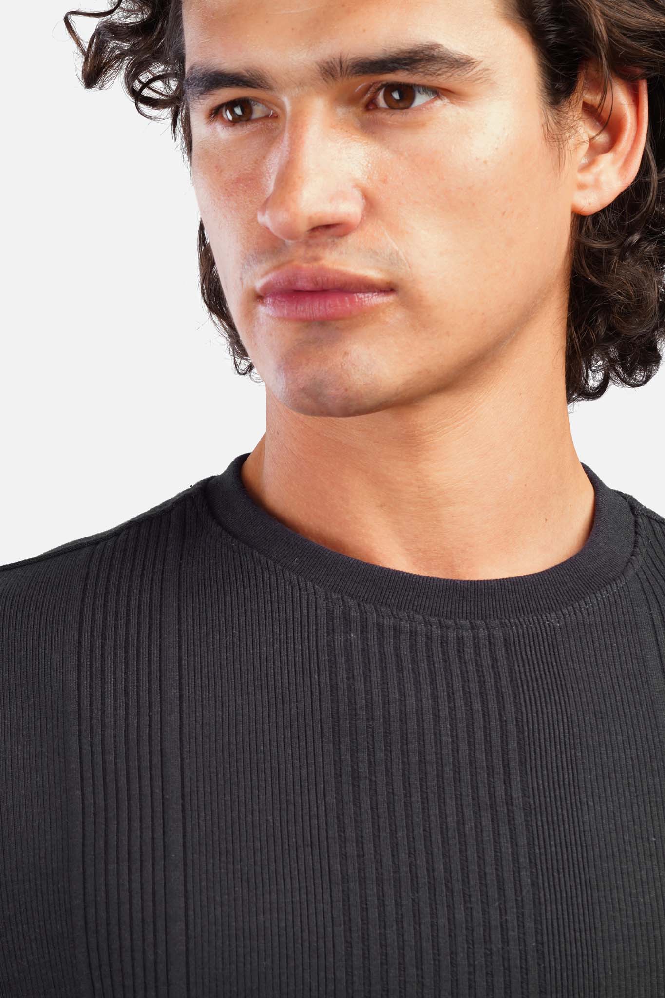 Striped Jacquard Oversized T-Shirt