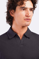 Oversized Jacquard Polo T-Shirt