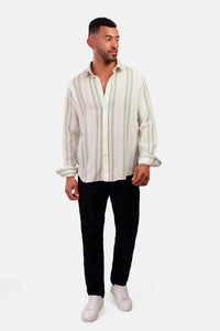 Striped Shibeka Long Sleeve Shirt