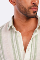 Striped Shibeka Long Sleeve Shirt