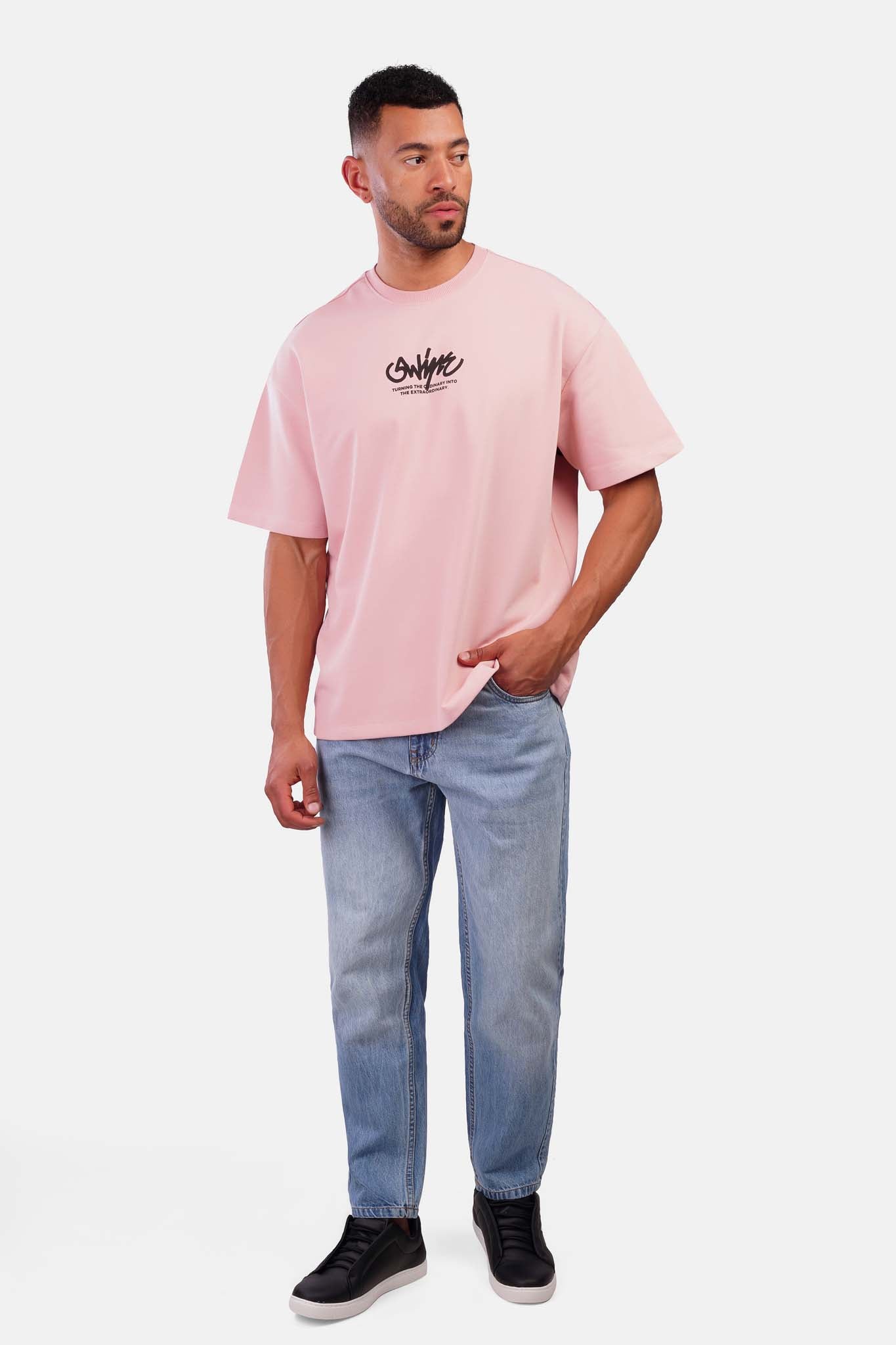 Graphic Oversized Summer Milton T-Shirt