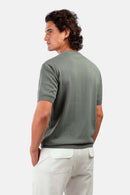 Textured Jacquard Polo Shirt