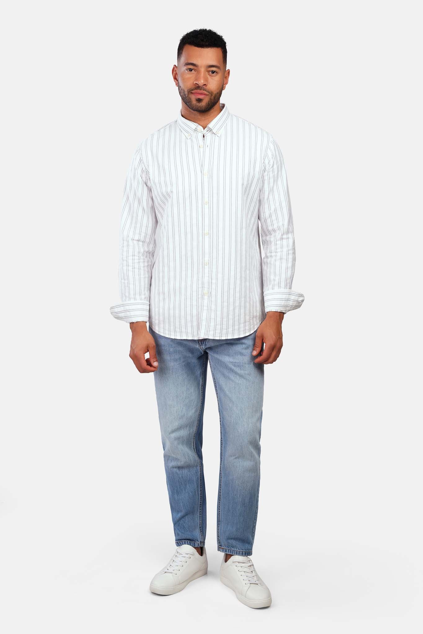 Classic Oxford Striped Shirt