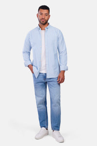 Striped Oxford Long Sleeve Shirt