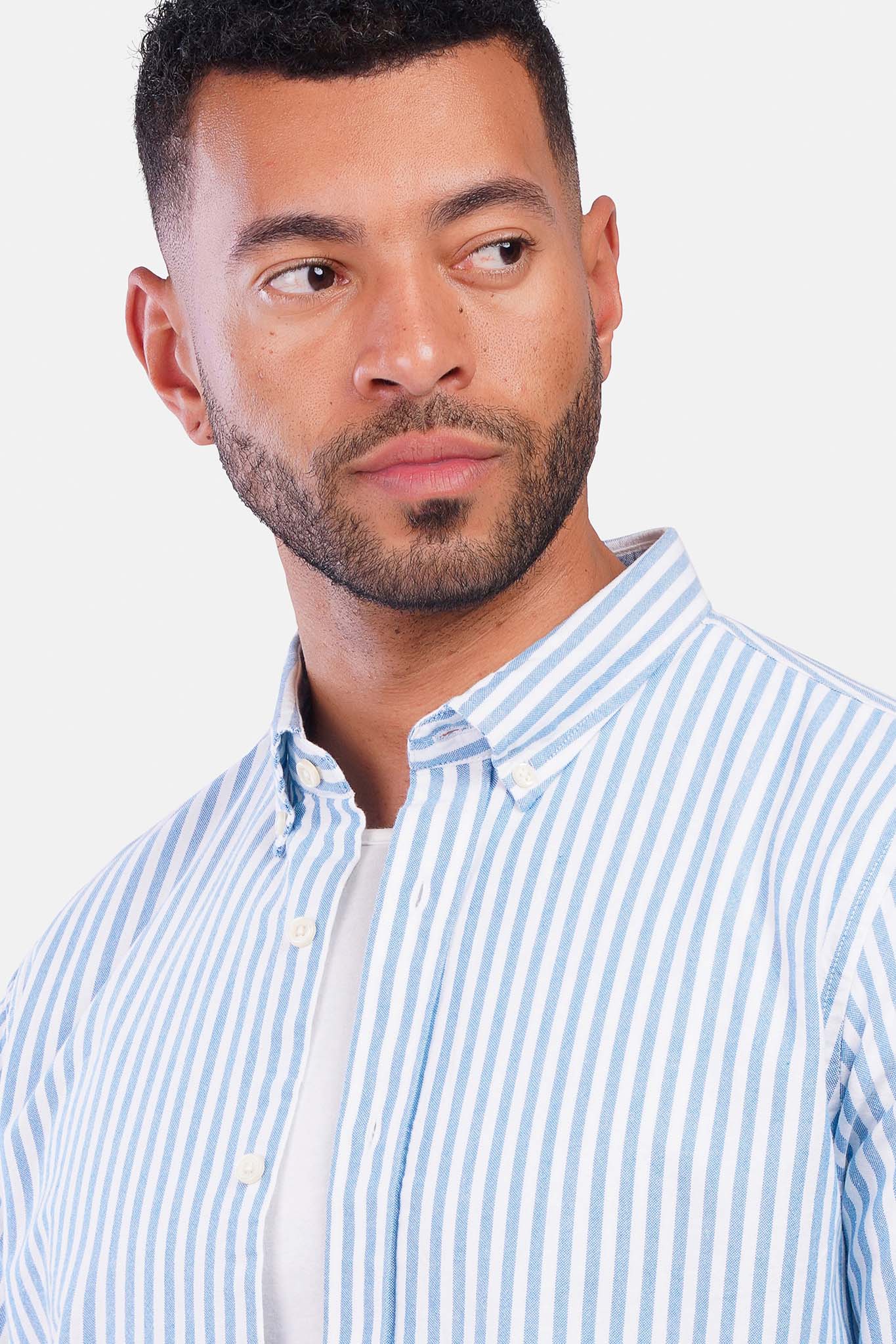 Striped Oxford Long Sleeve Shirt