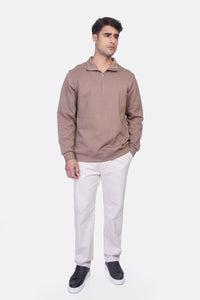Fashion Half-Zipper Sweatshirt – Jakar Texture