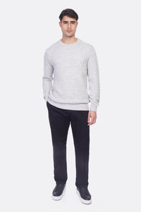 Men’s Rounded Fashion Pullover – Acrylic Comfort